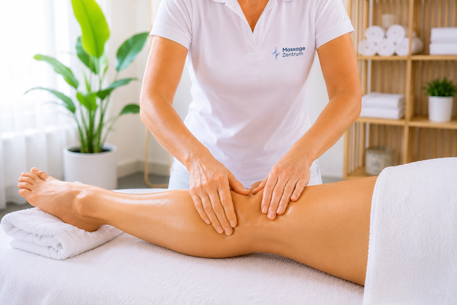 Sanfte Lymphdrainage bei Schwellungen im Massage Zentrum Wollerau