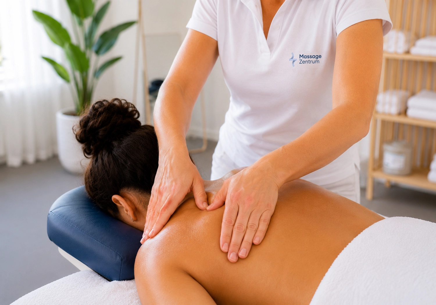 Schulterbehandlung im Massage Zentrum Wollerau